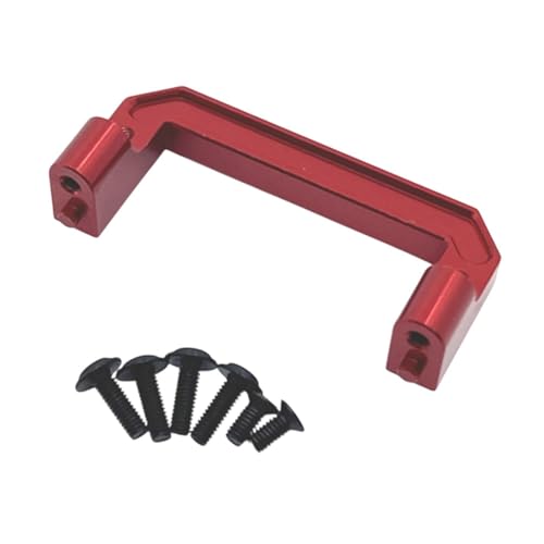 Aluminium RC Auto Servo Mount Upgrade DIY Zubehör Lenkgetriebehalterungen DIY Modifiziert für 1/12 12428 12423 12427 12429 RC Auto, Rot (Rot) von Teesea