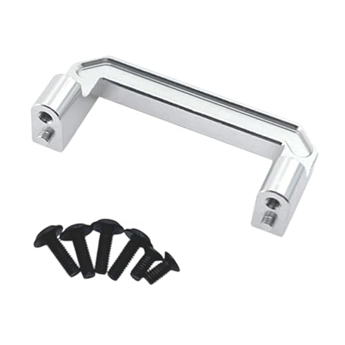 Aluminium RC Auto Servo Mount Upgrade DIY Zubehör Lenkgetriebehalterungen DIY Modifiziert für 1/12 12428 12423 12427 12429 RC Auto, Rot (Silber) von Teesea