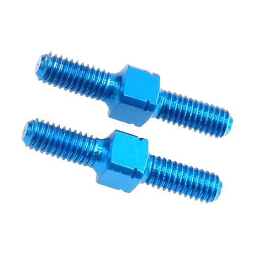 Aluminium-Spannschloss-Schaft für 54247 W202 RC-Auto-Upgrade, 3 x 18 mm, 2 Stück von Teesea
