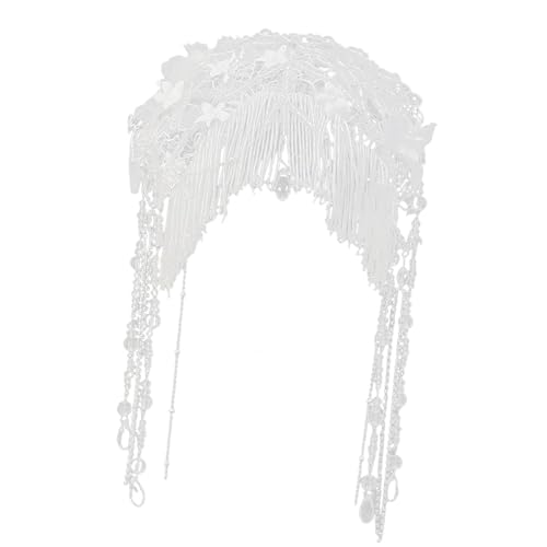 Braut-Quasten-Kappe, Kopfschmuck für Hochzeit, Cosplay, Motto-Party Braut-Quasten-Kappe, Kopfschmuck für Hochzeit, Cosplay, Motto-Party von Teesea