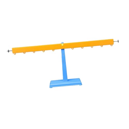 Hebel-Lineal mit Halterung, Hebel-Lineal, Experiment, Demonstration, Balance, stabiles tragbares Lernwerkzeug, Lehrinstrument, PP-Lineal (PP-Lineal lang) von Teesea