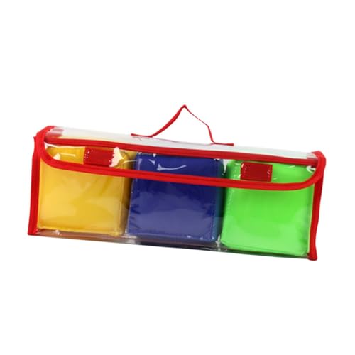 Lernwürfel zum Selbermachen mit Aufbewahrungstasche, Oxford-Stoff-Taschenwürfel für den Vorschulunterricht, 3 Stück Lernwürfel zum Selbermachen mit Aufbewahrungstasche, Oxford-Stoff-Taschenwürfel für den Vorschulunterricht, 3 Stück von Teesea