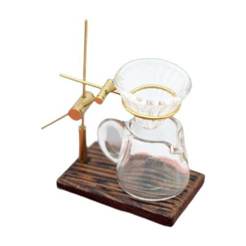 Mini-Kaffeemaschine für Puppenhaus-Kaffeemaschine für Büro, Zuhause, Wohnzimmer, Dekor Mini-Kaffeemaschine für Puppenhaus-Kaffeemaschine für Büro, Zuhause, Wohnzimmer, Dekor von Teesea