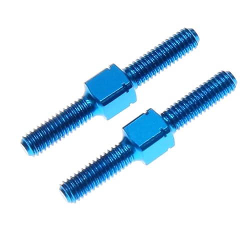RC Auto-Spannschloss-Schaft, Aluminiumlegierung, Ersatz für 54248 Hobby-Modellauto, 2 Stück von Teesea