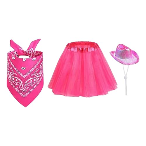 Teesea Cowboy Veranda Gans Outfit-Set mit Tutu-Rock, Cowboyhut und Schal für Terrassendekoration Teesea Cowboy Veranda Gans Outfit-Set mit Tutu-Rock, Cowboyhut und Schal für Terrassendekoration von Teesea