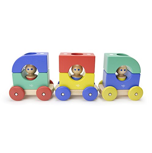 TEGU 5700655 Holzbausteine magnetisch, Bahn, Mehrfarbig, Holzspielzeug für Kinder ab 12 Monate TEGU 5700655 Holzbausteine magnetisch, Bahn, Mehrfarbig, Holzspielzeug für Kinder ab 12 Monate von Tegu