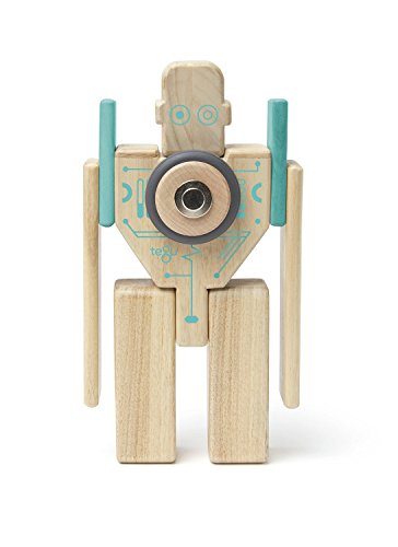 TEGU MGB-TL1-405T, mehrfarbig, 57001406 Holzbausteine magnetisch, Holzspiele-Set Magbot, 9 Teile, Holzspielzeug für Kinder ab 12 Monate TEGU MGB-TL1-405T, mehrfarbig, 57001406 Holzbausteine magnetisch, Holzspiele-Set Magbot, 9 Teile, Holzspielzeug für Kinder ab 12 Monate von Tegu