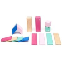 Tegu - 14 Magnetische Holzbausteine pink von Tegu