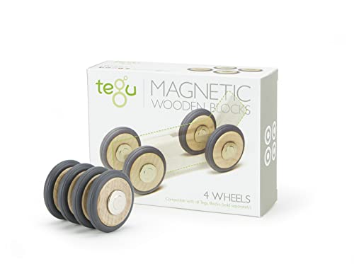 Tegu 5700335, 4x Magnet Räder, Holz Tegu 5700335, 4x Magnet Räder, Holz von Tegu