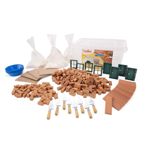 Teifoc TEI 502 Steinbaukasten - Gruppenbaukasten, Schulgruppenpaket, Lernspielzeug für bis zu 8 Kinder von Teifoc