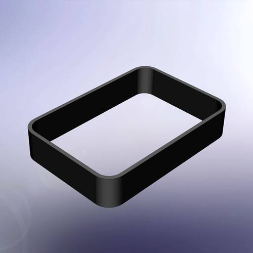 TEKO RWK-2.9 Rahmen TPU Schwarz (L x B x H) 80 x 56 x 15mm von Teko