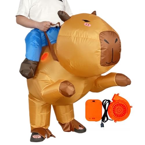 Teksome Aufblasbares Kostüm Erwachsene - Halloween Tierkostüm für Kinder | Karneval Party Maskerade Umzug Verkleidung Zubehör Für Kinder Erwachsene Mädchen von Teksome