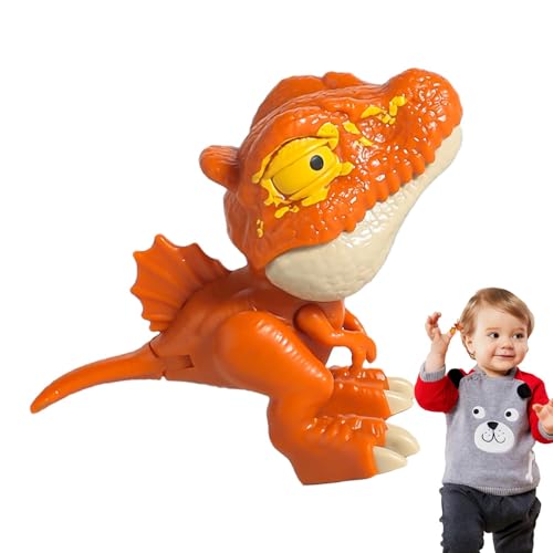 Teksome Beißendes Dinosaurierspielzeug, Dinosaurier-Fingerpuppen - Dinosaurier-Fingerspielzeug für Kinder,Neuartiges kreatives Dinosaurierspielzeug mit beweglichen Mündern für von Teksome