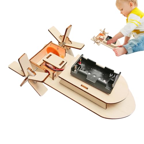 Teksome Bootsmodell,Spannender Experimentierbaukasten für Projekte - Wiederverwendbare Vorschulaktivitäten & Elektroboot Für Klassenzimmer von Teksome