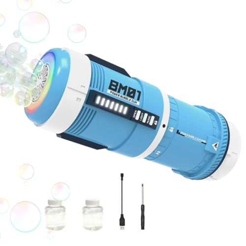 Teksome Bubble Machine für Partys, Bubble Maker - Elektrisches musikalisches Spielzeug - Roboter Arm Automatic Bubble Blow von Teksome