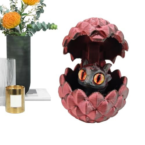Teksome Dragon Zappet Toy, 3D -Gedruckter Drachenei,Flexible dekorative Figuren Wohnkultur | Ästhetische Hauseinrichtung Dekoration für Wohnzimmer Schlafzimmer Küche Essen Teksome Dragon Zappet Toy, 3D -Gedruckter Drachenei,Flexible dekorative Figuren Wohnkultur | Ästhetische Hauseinrichtung Dekoration für Wohnzimmer Schlafzimmer Küche Essen von Teksome
