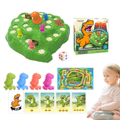 Teksome Fröhliches Dinosaurierspiel, Dinosaurier-Partyspiele | Lustiges interaktives Escape-Game-Spielzeug - Sensorisches Lernspielzeug für Kinder, Logikspiel, STEM-Bildung Teksome Fröhliches Dinosaurierspiel, Dinosaurier-Partyspiele | Lustiges interaktives Escape-Game-Spielzeug - Sensorisches Lernspielzeug für Kinder, Logikspiel, STEM-Bildung von Teksome