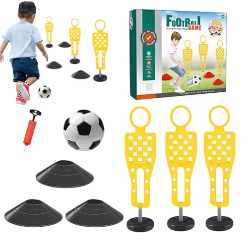 Teksome Fußball Training | Soccer Trainingszubehör Für Kinder - Lernspiel-Set Mit Hindernissen Für Familienaktivitäten Im Garten, Park Und Outdoor Sportspiele Für Und Mädchen von Teksome