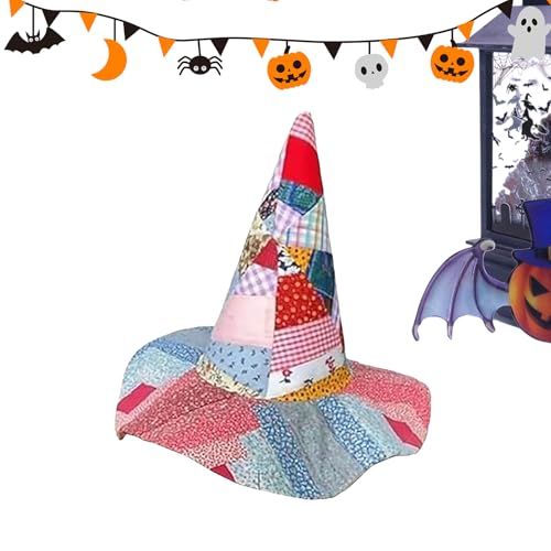 Teksome Hexenhut für Erwachsene, Volkskunst, Halloween, Hexenhut, Landparty, Kopfbedeckung für Auftritte, Bühne, Cosplay, Fotografie, Events, Party, Maskerade, Süßes oder Saures Teksome Hexenhut für Erwachsene, Volkskunst, Halloween, Hexenhut, Landparty, Kopfbedeckung für Auftritte, Bühne, Cosplay, Fotografie, Events, Party, Maskerade, Süßes oder Saures von Teksome