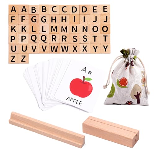Teksome Lernkarten - Lernkarten Alphabet Für Kinder,Interaktives Lernspiel Zur Frühförderung Im Kindergarten Vorschule Mädchen Homeschooling Teksome Lernkarten - Lernkarten Alphabet Für Kinder,Interaktives Lernspiel Zur Frühförderung Im Kindergarten Vorschule Mädchen Homeschooling von Teksome