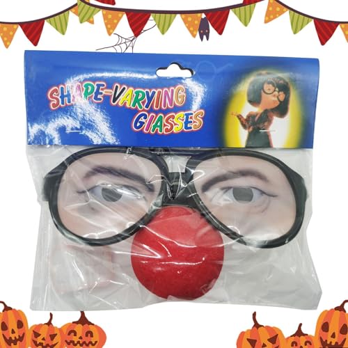 Teksome Lustige Kostüm-Brille, Streichkostüm, Brillen-Spielzeug, leichtes Trickspielzeug für Halloween, Familientreffen, Cosplay-Partys, Aprilscherz Teksome Lustige Kostüm-Brille, Streichkostüm, Brillen-Spielzeug, leichtes Trickspielzeug für Halloween, Familientreffen, Cosplay-Partys, Aprilscherz von Teksome