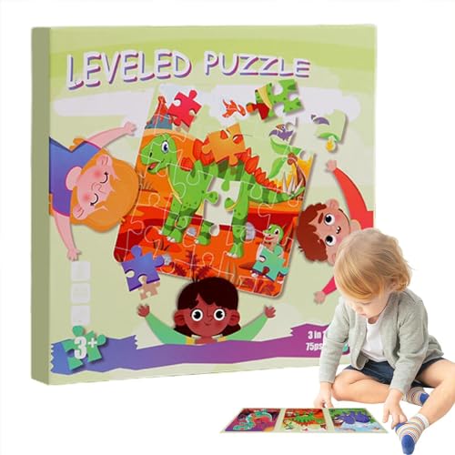 Teksome Magnetisches Puzzle, Magnetisches Puzzlebuch,Faltbare Tierpuzzle-Sets - Pädagogisches Cartoon-Puzzle-Puzzlebuch für die frühe Bildung für Kleinkinder, Mädchen und Jungen von Teksome