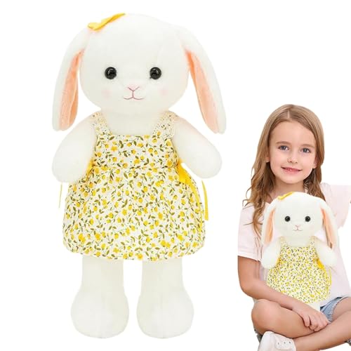 Teksome Osterhase Plüschspielzeug, Hasenpuppe Plüschspielzeug - Nettes ausgestopftes Tierpuppenspielzeug | Freundin Tochter Huggable Soft Pushion Osterszene Ornament für Auto, Schlafzimmer, von Teksome