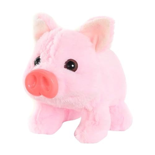 Teksome Realistische Tier Stofftiere - Weiches Kuscheltier Begleiter - Hautfreundlicher Sicherer Roboter Mit Smarte Sprachsteuerung Für Babys Kleinkinder Mädchen von Teksome