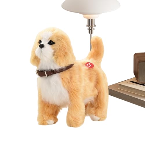 Teksome Roboter Haustier | Interaktives Kuscheltier Roboterspielzeug Für Hunde,Lernspielzeug Stofftiere Für Jugendliche Erwachsene Kinder Zuhause Schlafzimmer Klassenraum Reise Garten Innenbereich von Teksome