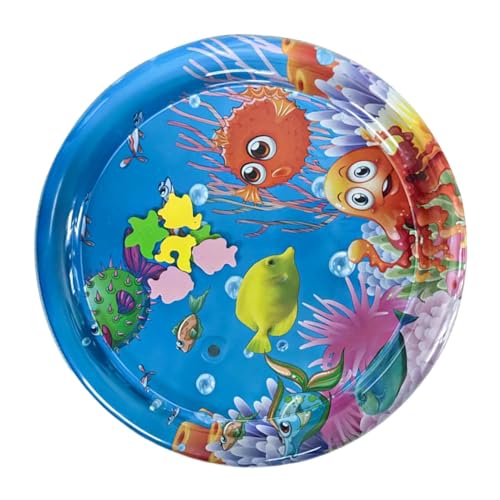 Teksome Wasserpad für Katzen | Haustiere Babys Cartoon Play Wasserpad | Spaß Schlafen Wasserbett Komfort Kühlspielzeug Home Outdoor Unterhaltung für Kinder Mädchen Heiße von Teksome