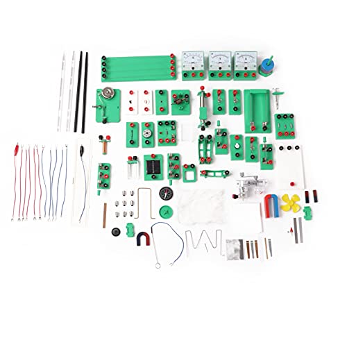 Elektronik Experimentierkasten, 2368-10 Strom & Magnetismus Set mit 50+ Versuchen, Lernspielzeug für Schüler, Inklusive Voltmeter, Solarpanel, Motoren (Batterien Nicht enthalten) von Telituny