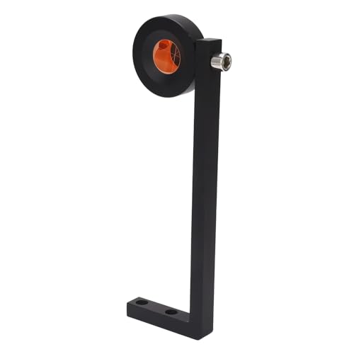 Telituny Professional L-Bar Mini Prisma, 25,4 Mm Hochpräzisionsübergreifender Prisma für Gesamtstationen, ABS-Gehäuse für Tunnel, Eisenbahn- und Bauwesen (kompatibel) von Telituny