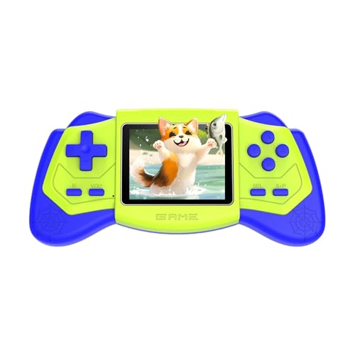 Handheld-Spielekonsolen für Kinder, integrierte 520 Spiele, Handheld-Spiele für Kinder, 600 mAh wiederaufladbarer Akku, tragbare Konsole, 6,1 cm (2,4 Zoll) Bildschirm, Gaming-Player für Jungen und von Temoo