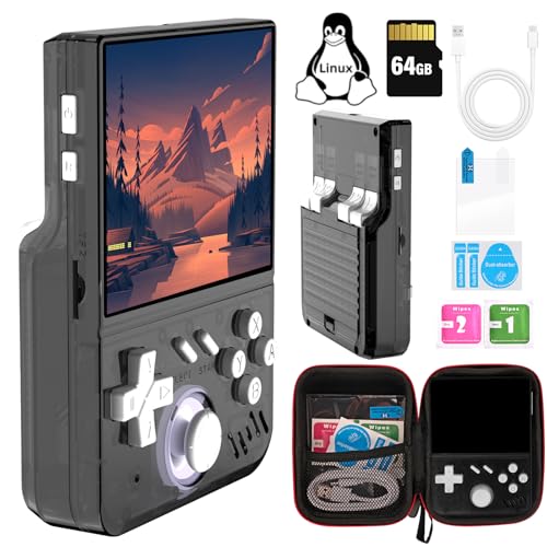 Mymini Handheld Spielkonsole, Linux System 64G TF Karte 1,5W+ Spiele Retro Handheld, 3,5 Zoll IPS-Bildschirm Retro Spielekonsole, Emulator Handheld UnterstüTzung 30 Arten Von Simulatoren Mymini Handheld Spielkonsole, Linux System 64G TF Karte 1,5W+ Spiele Retro Handheld, 3,5 Zoll IPS-Bildschirm Retro Spielekonsole, Emulator Handheld UnterstüTzung 30 Arten Von Simulatoren von Temoo