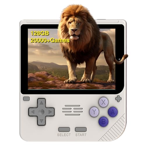 Retro Handheld Spielkonsole für Powkiddy V10, 3,5 Zoll IPS Open Source Linux System Emulator Konsole, 10+ Emulatoren Emulator Handheld Console Unterstützung Controller, 20000 Spiele 128GB Grau Retro Handheld Spielkonsole für Powkiddy V10, 3,5 Zoll IPS Open Source Linux System Emulator Konsole, 10+ Emulatoren Emulator Handheld Console Unterstützung Controller, 20000 Spiele 128GB Grau von Temoo