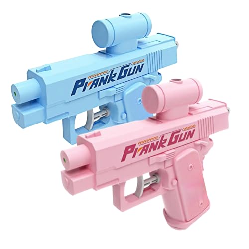 2025 Trending Prank Water Gun - Two-Way Surprise Spray, Prank Squirt Gun for Adults & Teens - Office, School, Pool Pranks - Stress Relief Fun (Blue/Pink) von Tencipeda