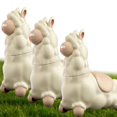 Tencipeda Alpaca Interactive Water Sprayer, Funny Spoof Push Water Sprinkler for Summer Backyard, Beach, Or Bathtub Water Play (3 Sets) von Tencipeda