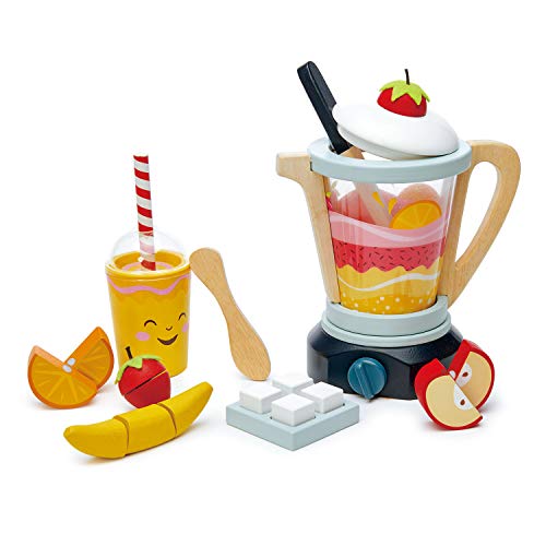 Tender Leaf Toys Smoothie-Mixer (Holzspielzeug, Material Holz, Kinderspielzeug, fördert die Feinmotorik, Bunt) 7508229 von Tender Leaf Toys