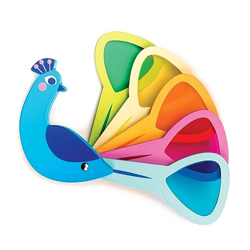 Tender Leaf Toys Pfauen-Regenbogenfarben – Kaleidoskop-Spiel aus Holz und Geschenk für Kinder ab 3 Jahren Tender Leaf Toys Pfauen-Regenbogenfarben – Kaleidoskop-Spiel aus Holz und Geschenk für Kinder ab 3 Jahren von Tender Leaf Toys