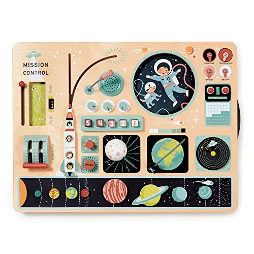 Tender Leaf Toys Space Station – Galaktisches Spielbrett aus Holz für Kinder ab 3 Jahren von Tender Leaf Toys