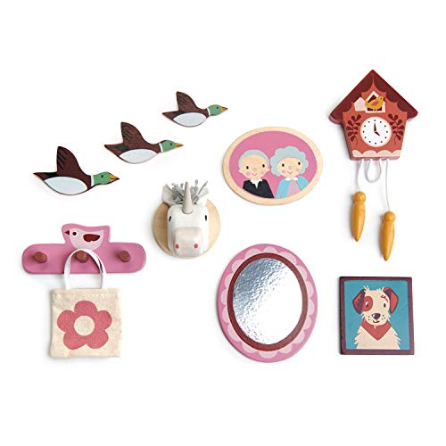 Tender Leaf Toys Wanddeko (Holzspielzeug, Material Holz, Kinderspielzeug, fördert die Feinmotorik, Bunt) 7508160 von Tender Leaf Toys