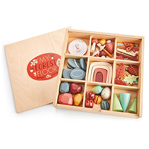 Tender Leaf erstes Alter: Mein Boden Forestier, 30,5 x 30,5 x 6 cm, aus Holz, in Box, 30,5 x 6,8 x 30,5 cm, 3+ von Tender Leaf Toys