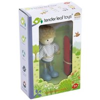 Tender leaf Toys - Edward & Skateboard für Puppenhaus von Tender Leaf Toys