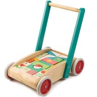 Tender leaf Toys - Lauflernwagen mit Klötzen von Tender Leaf Toys