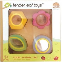 Tender Leaf 7508405 - Visual-Sensorik-Puzzle, Lernspiel, Holz, 4 Teile von Tender Leaf Toys