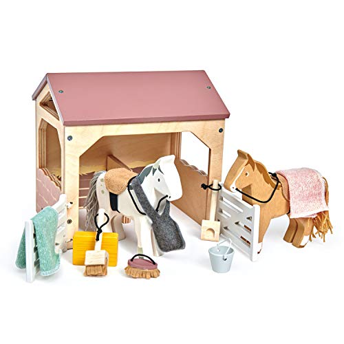 tender leaf toys Holz Pferdestall für Puppenhaus tender leaf toys Holz Pferdestall für Puppenhaus von Tender Leaf Toys