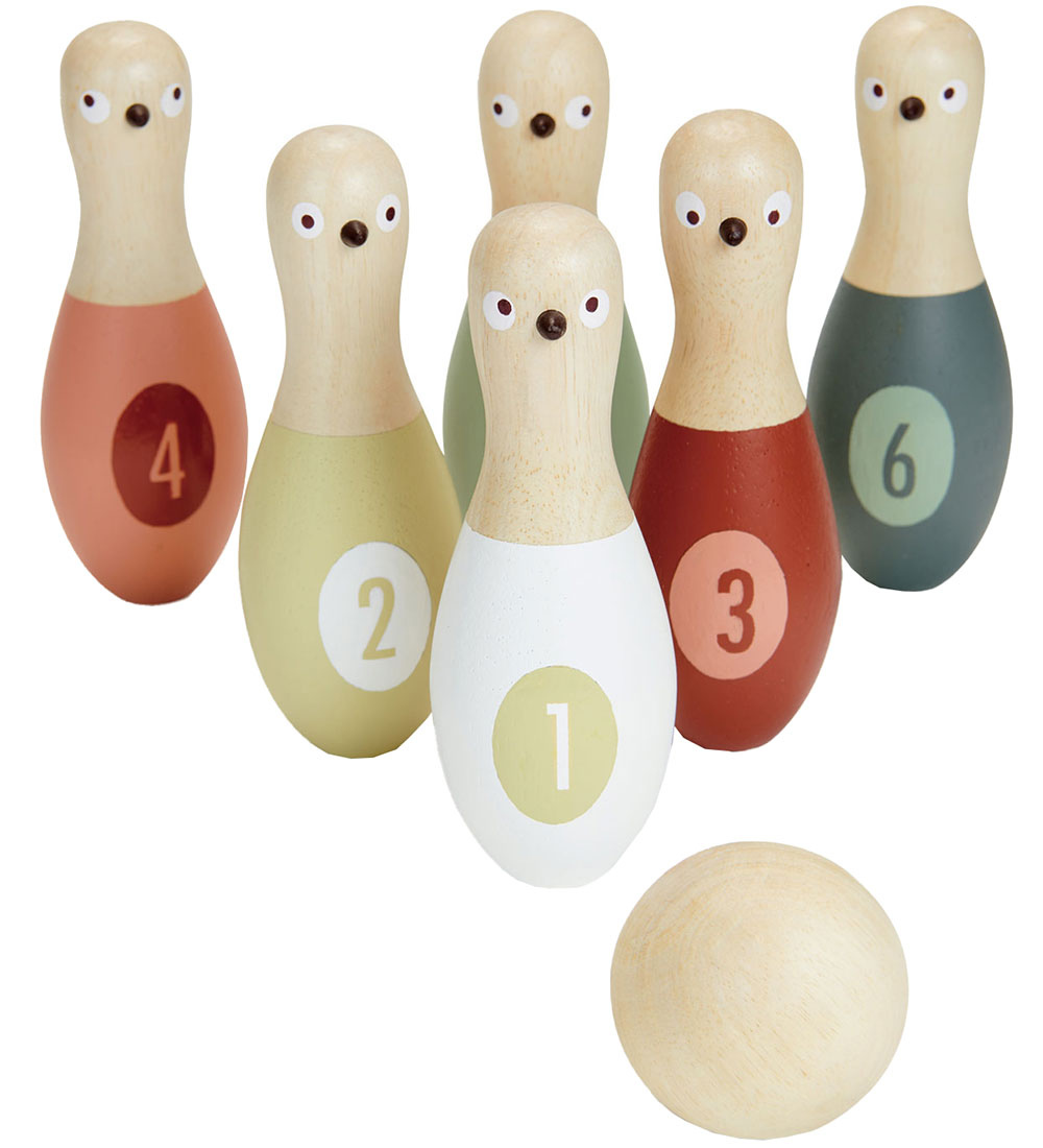 Tender Leaf Bowlingset - Holz - 8 Teile - Tender Leaf - One Size - Spiele Tender Leaf Bowlingset - Holz - 8 Teile - Tender Leaf - One Size - Spiele von Tender Leaf