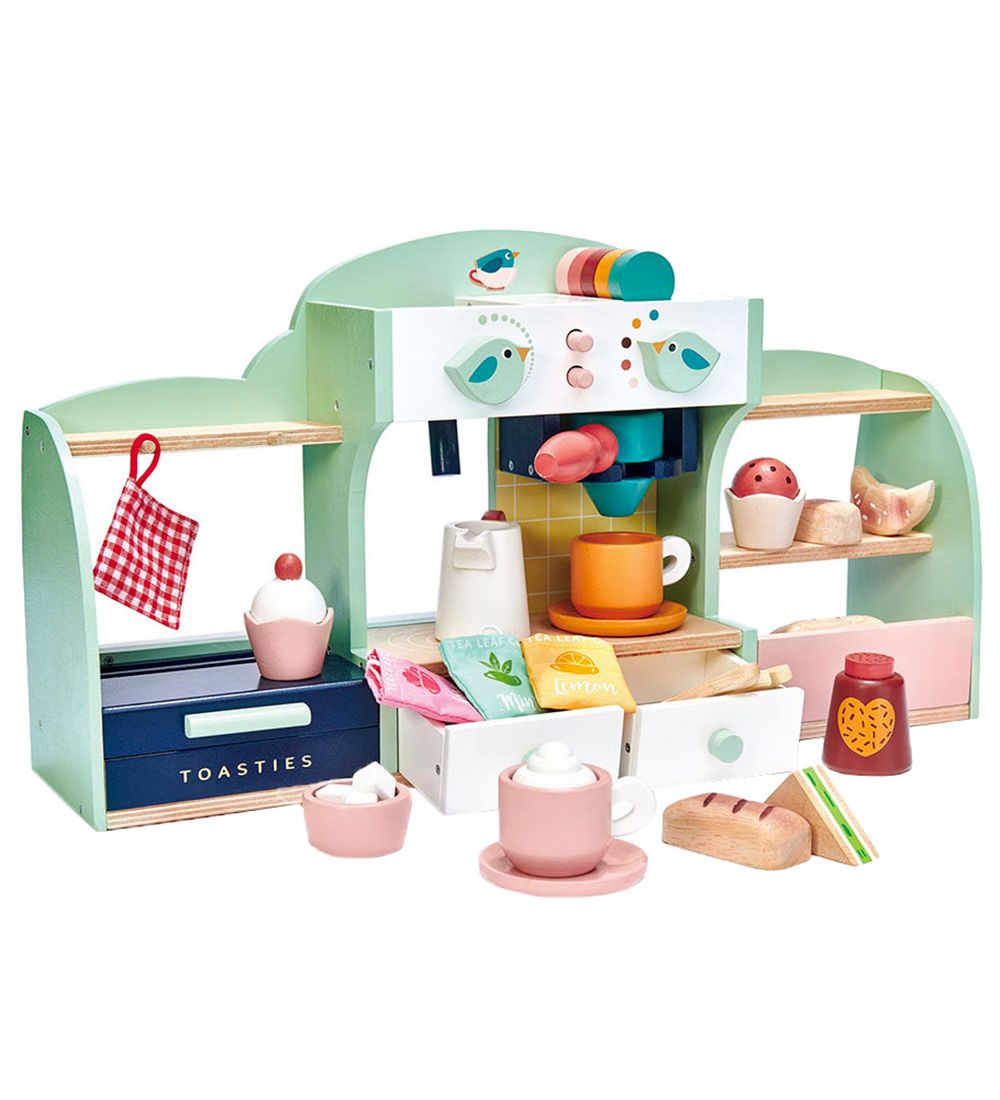 Tender Leaf Holzspielzeug - Café-Set - Tender Leaf - One Size - Spielküchen Tender Leaf Holzspielzeug - Café-Set - Tender Leaf - One Size - Spielküchen von Tender Leaf