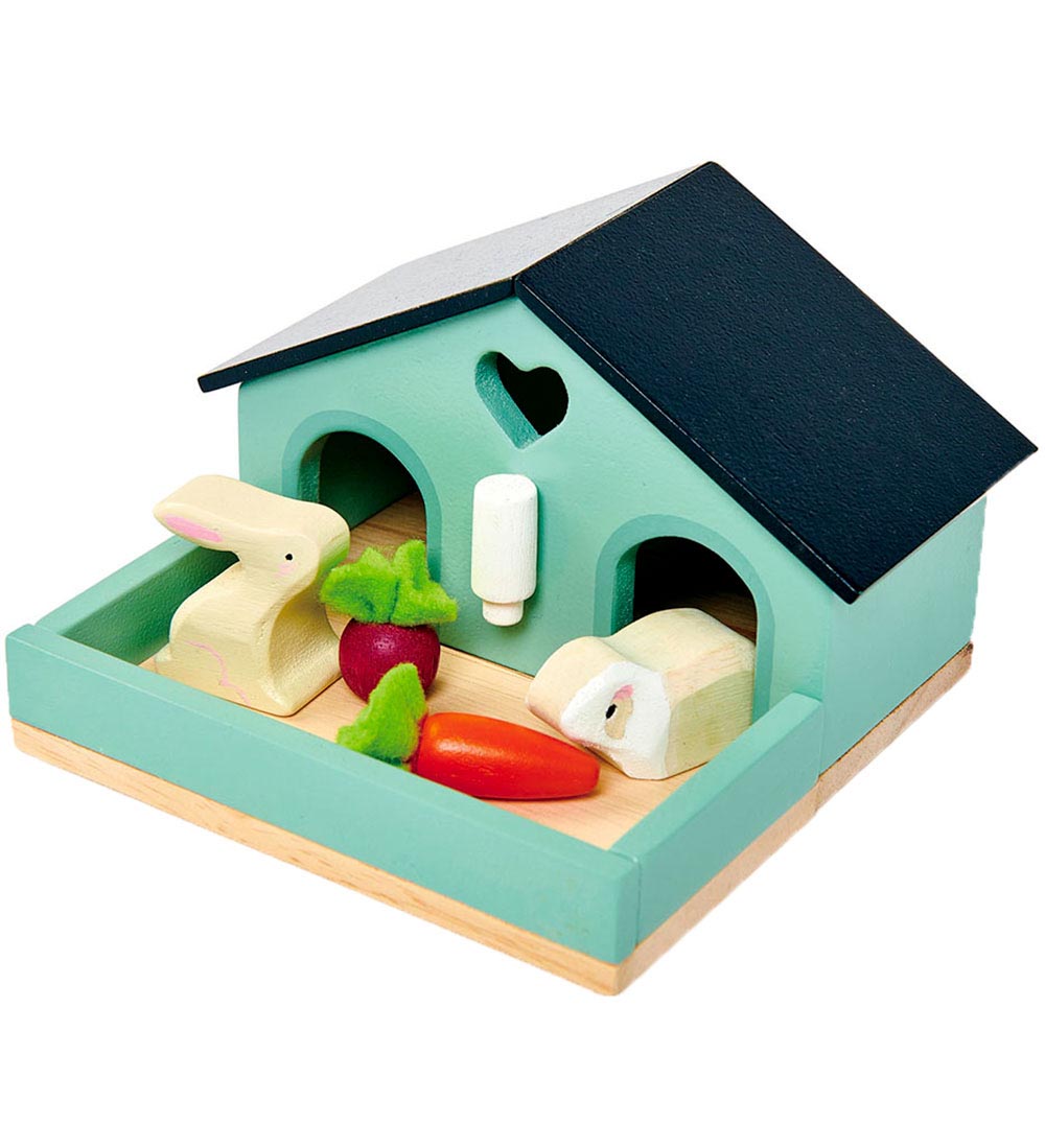 Tender Leaf Holzspielzeug - Haustier-Set - Puppenhaus - Hasen - Tender Leaf - One Size - Spielzeugtiere Tender Leaf Holzspielzeug - Haustier-Set - Puppenhaus - Hasen - Tender Leaf - One Size - Spielzeugtiere von Tender Leaf