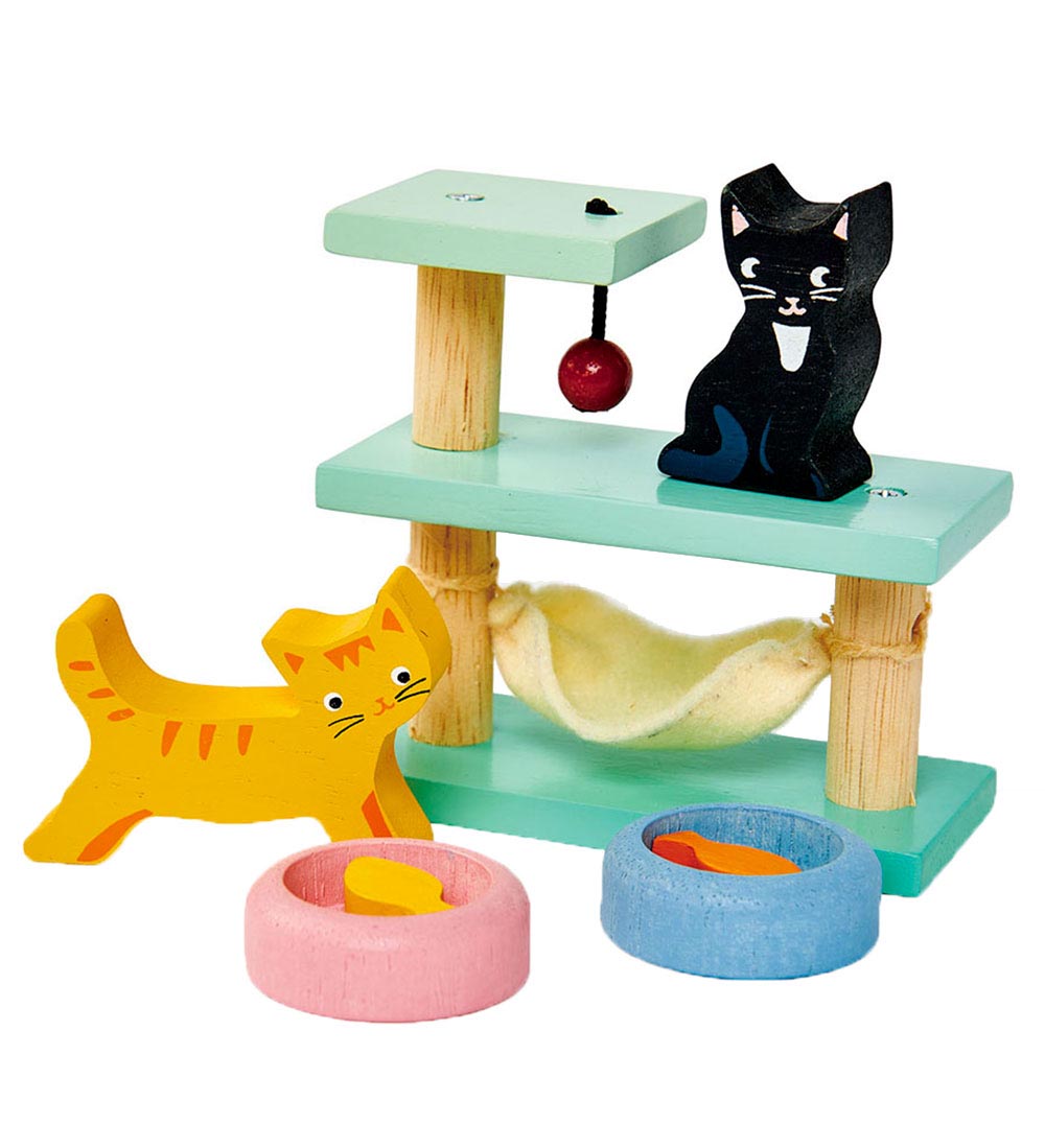 Tender Leaf Holzspielzeug - Haustiersets - Puppenhaus - Katzen - Tender Leaf - One Size - Spielzeugtiere Tender Leaf Holzspielzeug - Haustiersets - Puppenhaus - Katzen - Tender Leaf - One Size - Spielzeugtiere von Tender Leaf